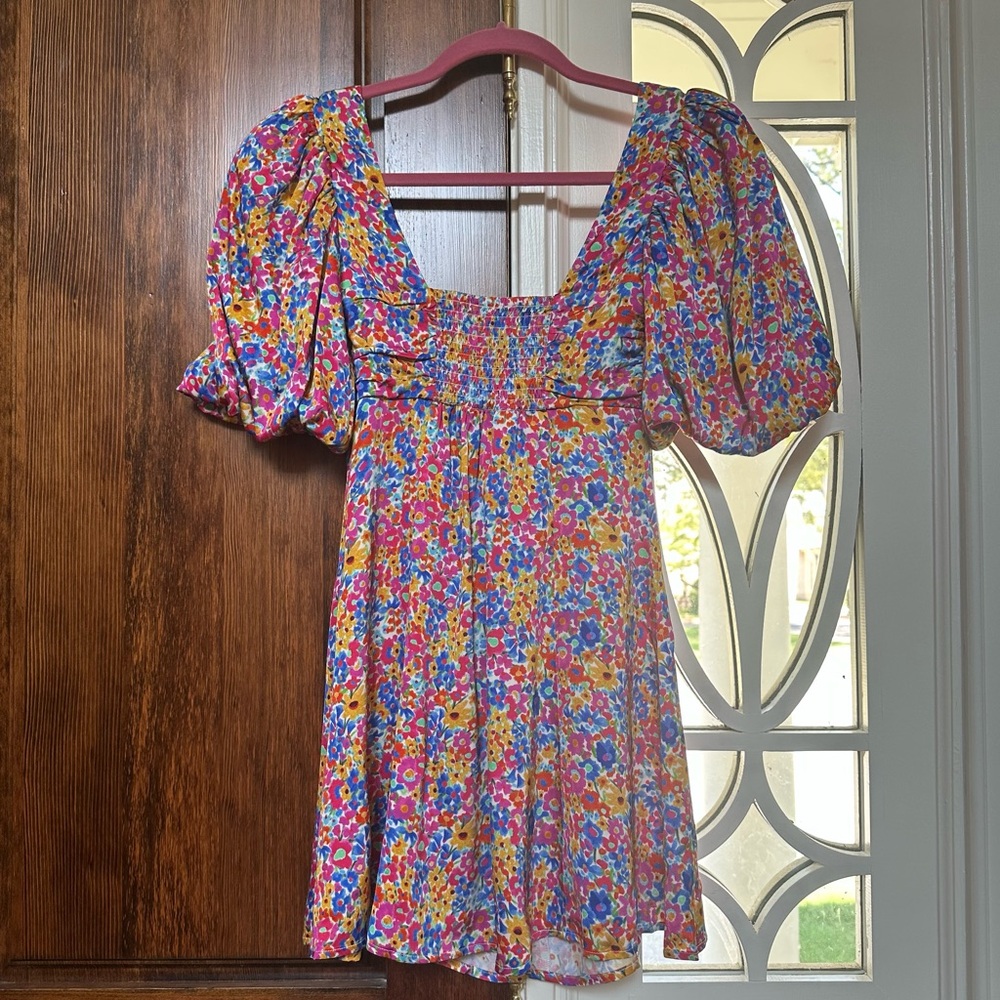 NWT For Love & Lemons Sasha Floral Mini Dress – Size XS - Picture 8 of 11